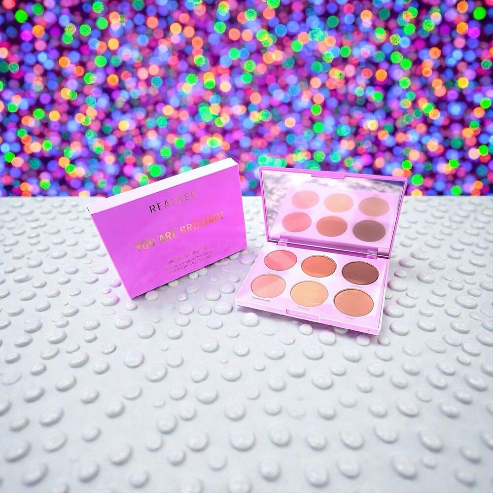 realher you are brilliant pro blush palette new in box size 0.11oz